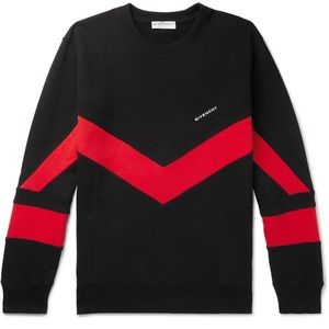 EUC Givenchy Logo-Embroidered Loopback Cotton-Jersey Sweatshirt - Black sz xxl